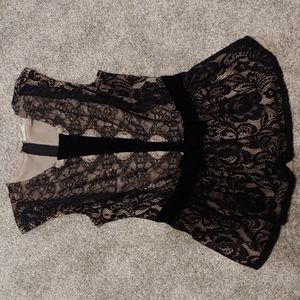 Lace work/night out top